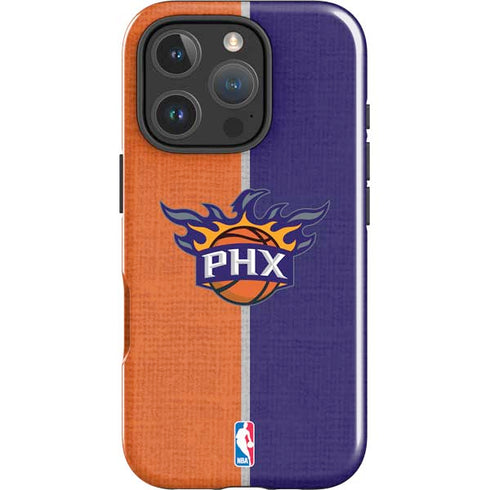 NBA Phoenix Suns Canvas iPhone 16 Pro Impact Case